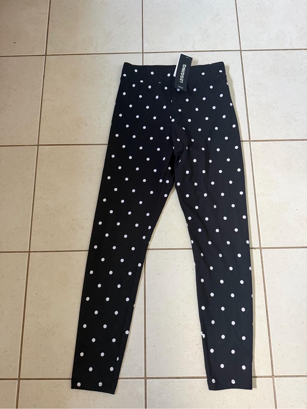 Ricki's Black Polka Dot Jeggings